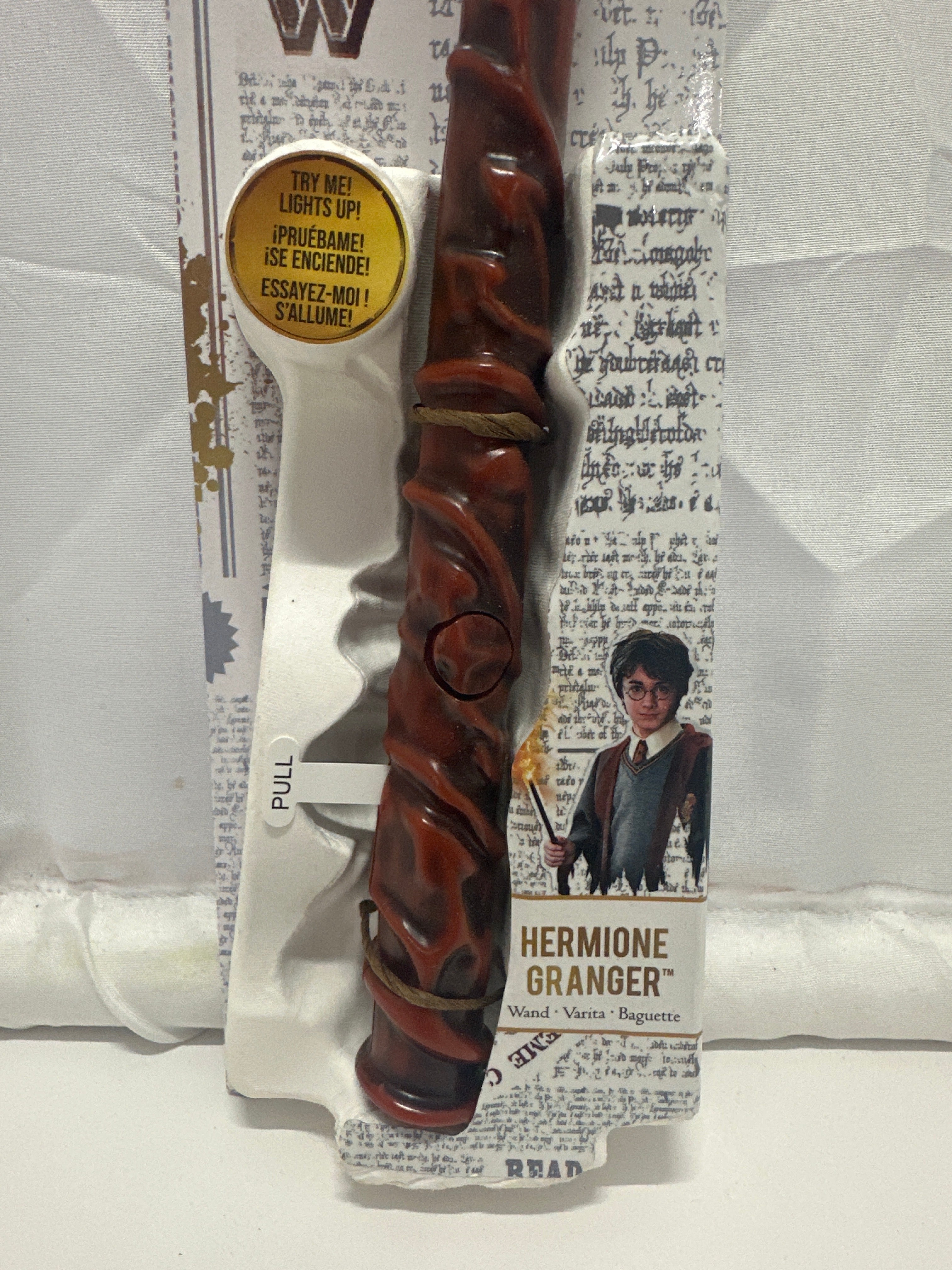 Harry Potter Hermione Granger Light-Up Wand Brown Wizard Toy