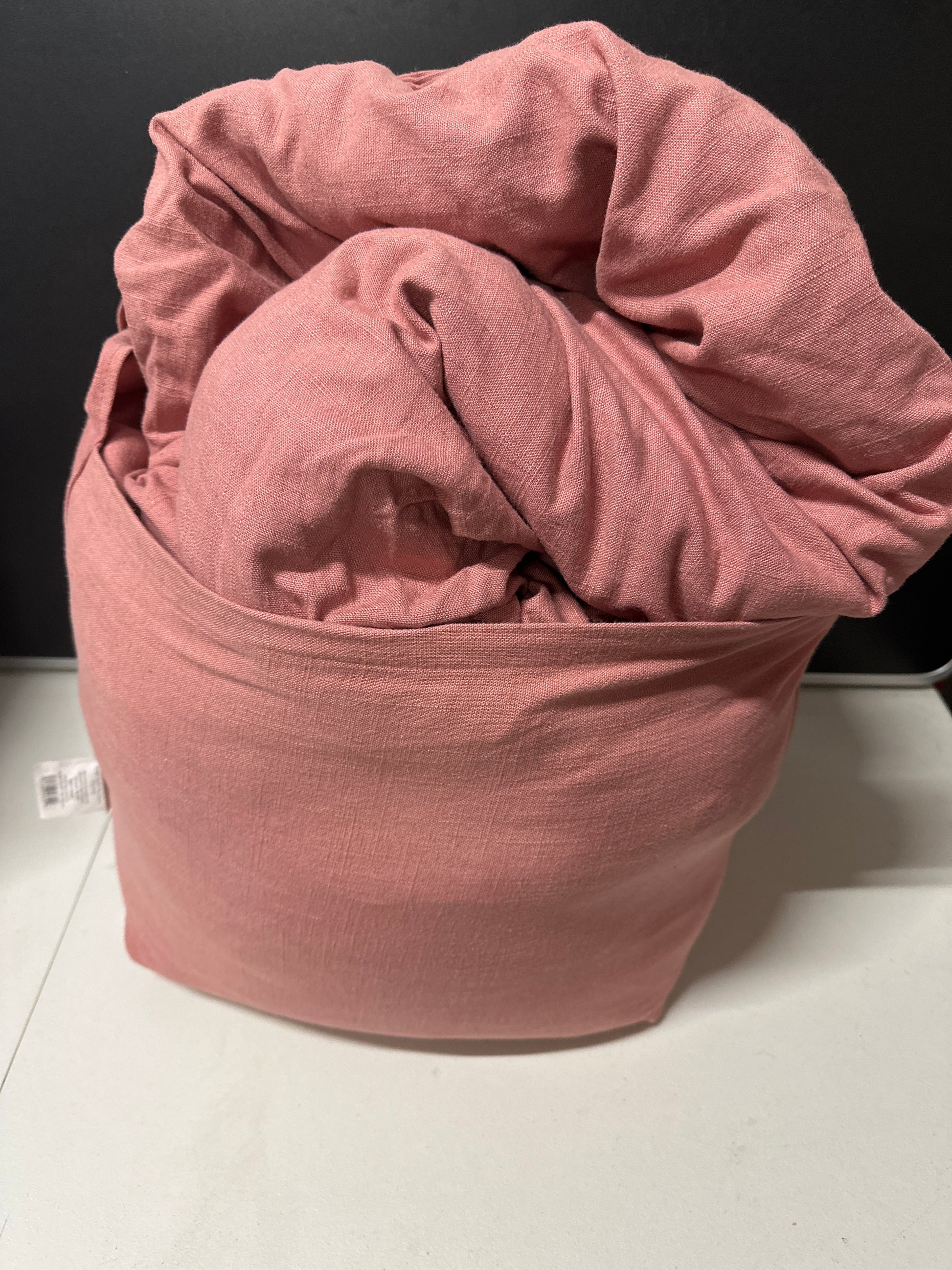Heavyweight Linen Blend Comforter & Sham Set - Casaluna™ King/ Cal King Pink