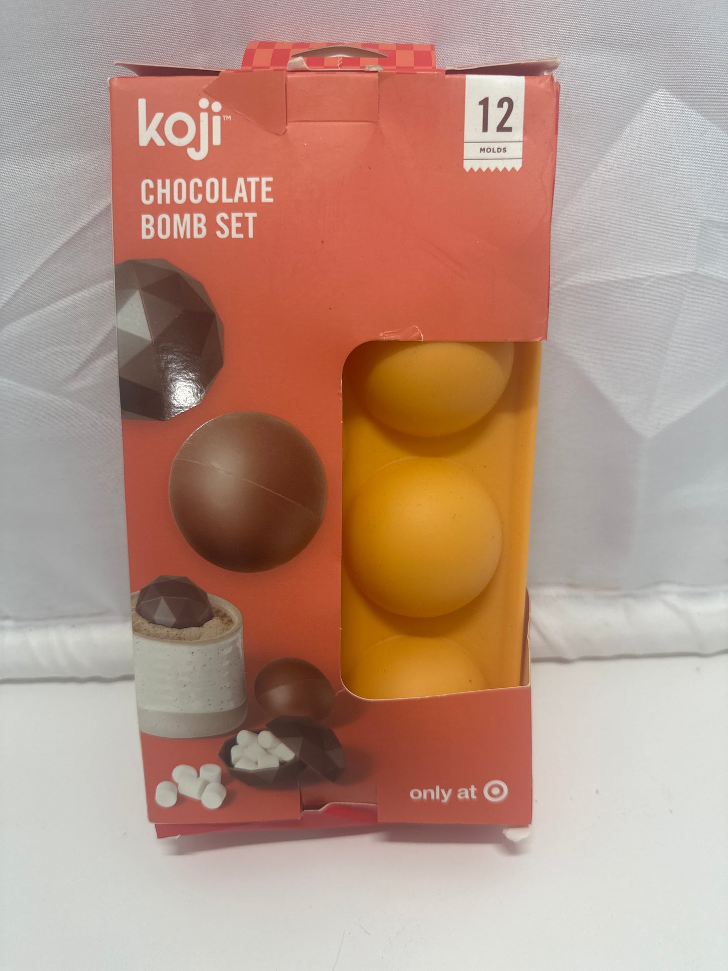 Koji Chocolate Bomb Set 12 Silicone Mold Hot Cocoa Bomb Maker Target Exclusive