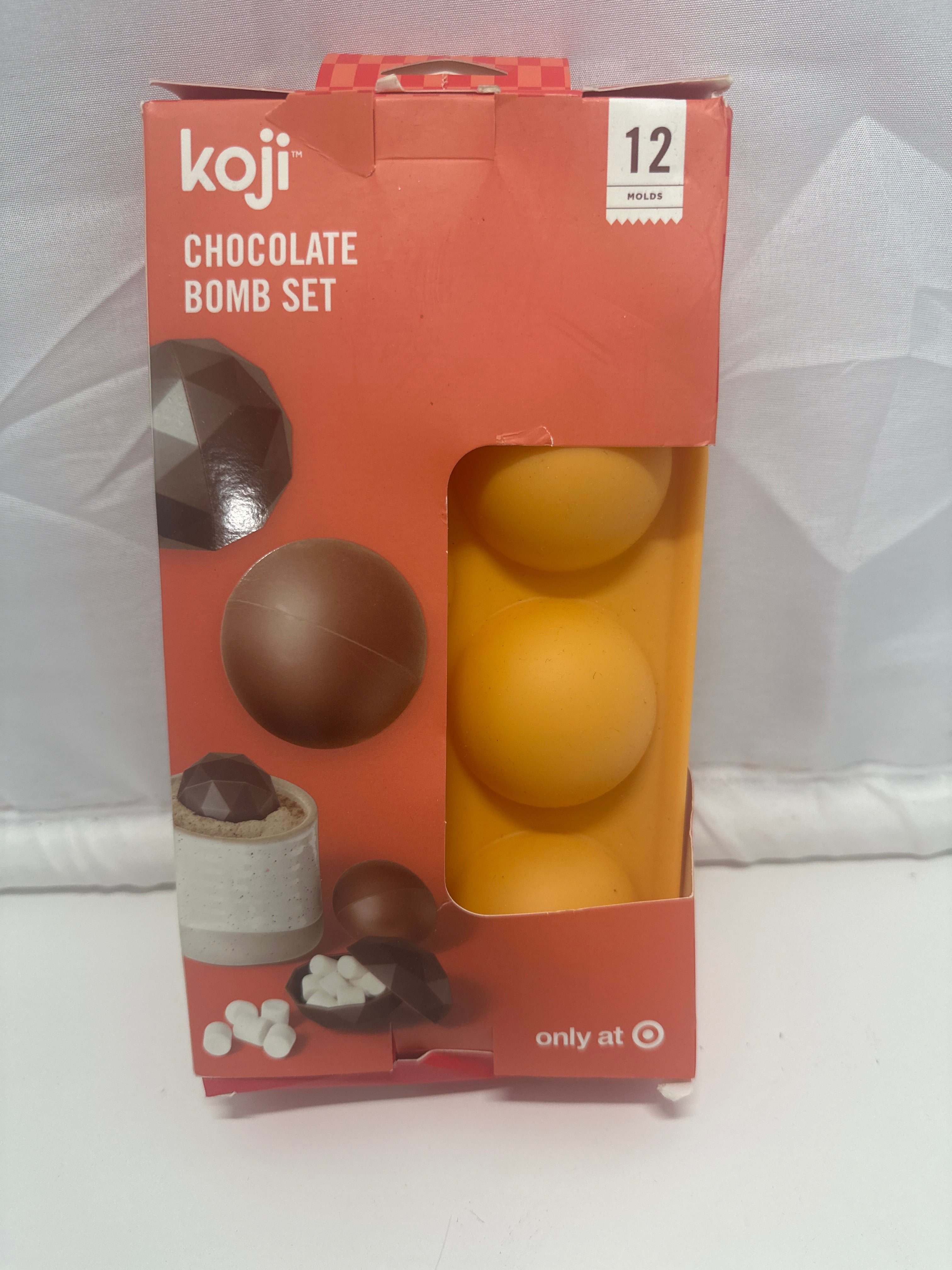 Koji Chocolate Bomb Set 12 Silicone Mold Hot Cocoa Bomb Maker Target Exclusive