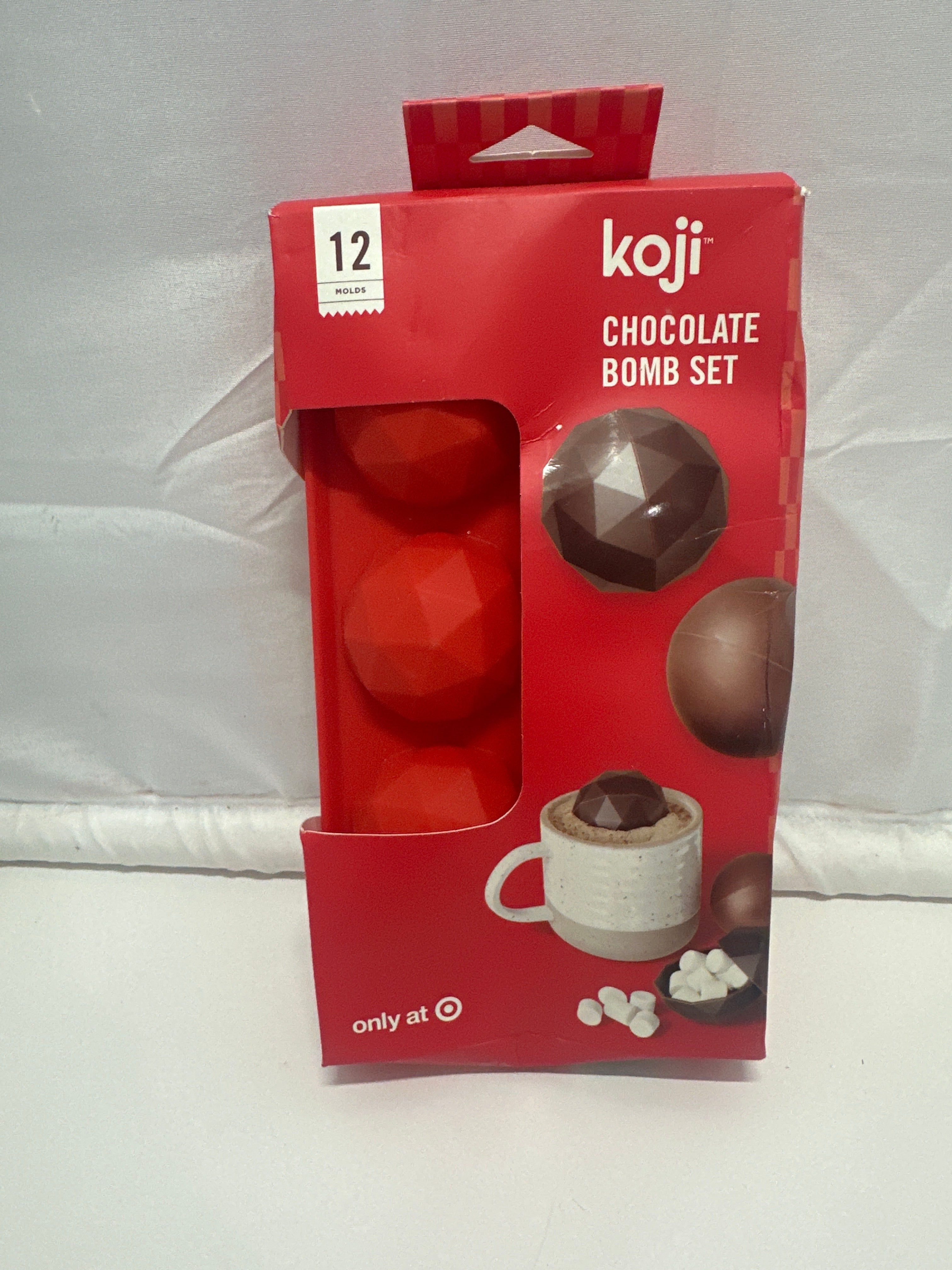 Koji Chocolate Bomb Set 12 Silicone Mold Hot Cocoa Bomb Maker Target Exclusive