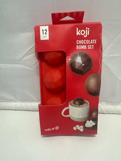 Koji Chocolate Bomb Set 12 Silicone Mold Hot Cocoa Bomb Maker Target Exclusive