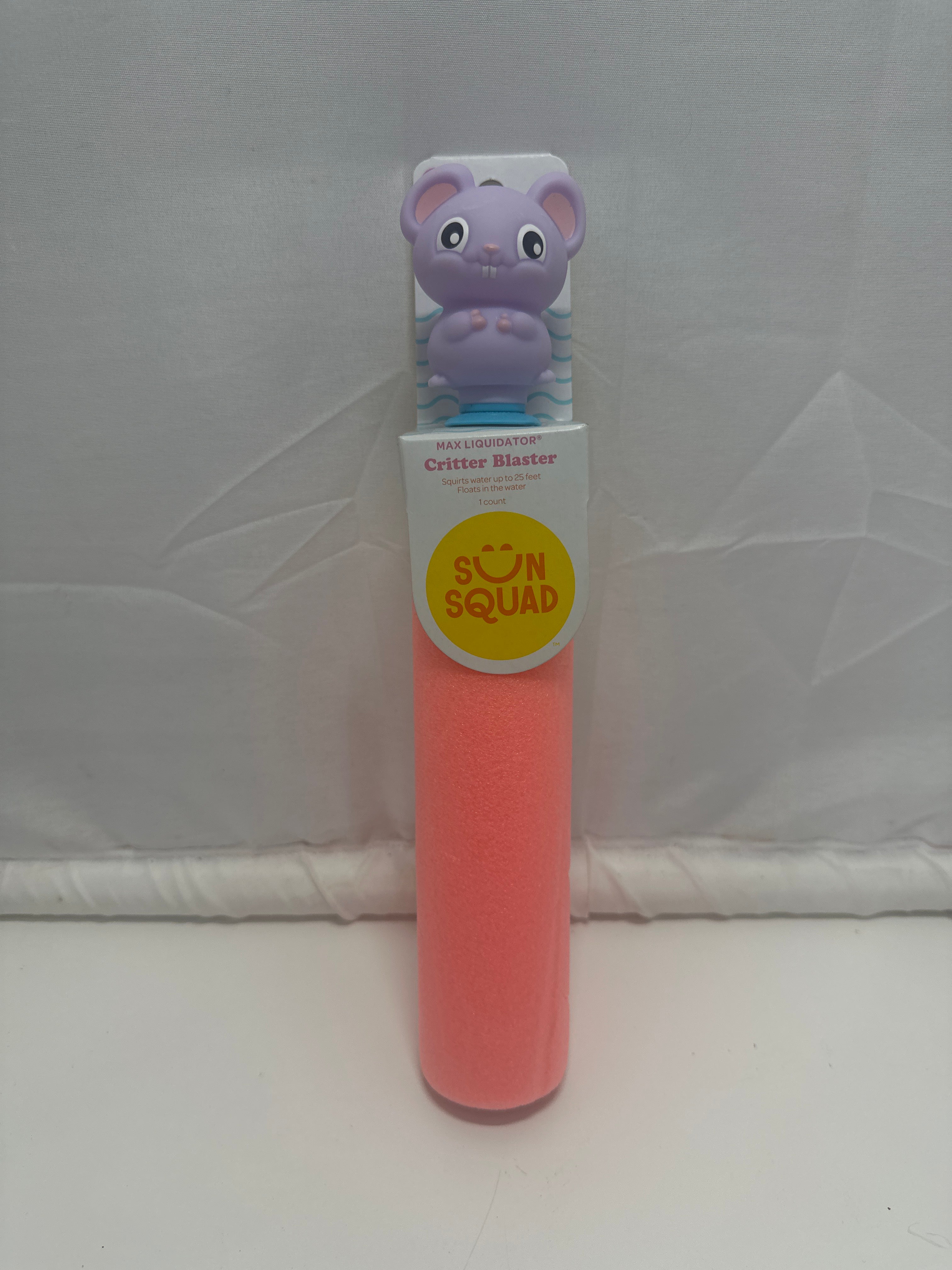 Sun Squad Critter Blaster Foam Water Shooter Mouse