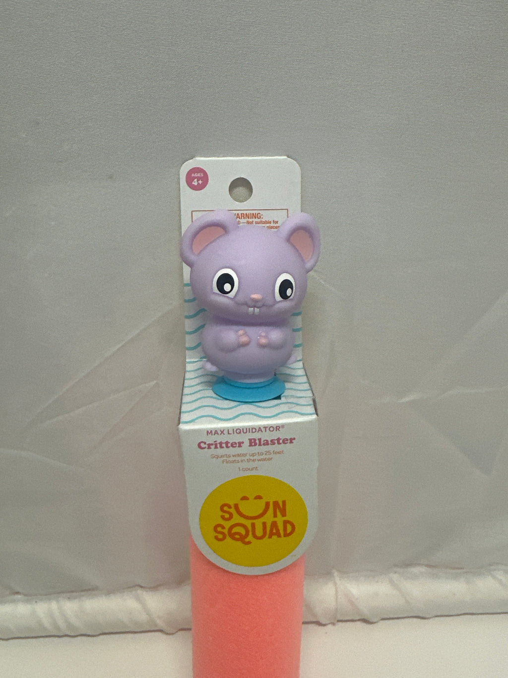 Sun Squad Critter Blaster Foam Water Shooter Mouse