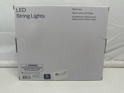 Room Essentials LED String Lights 10 Light Indoor Outdoor Warm White
