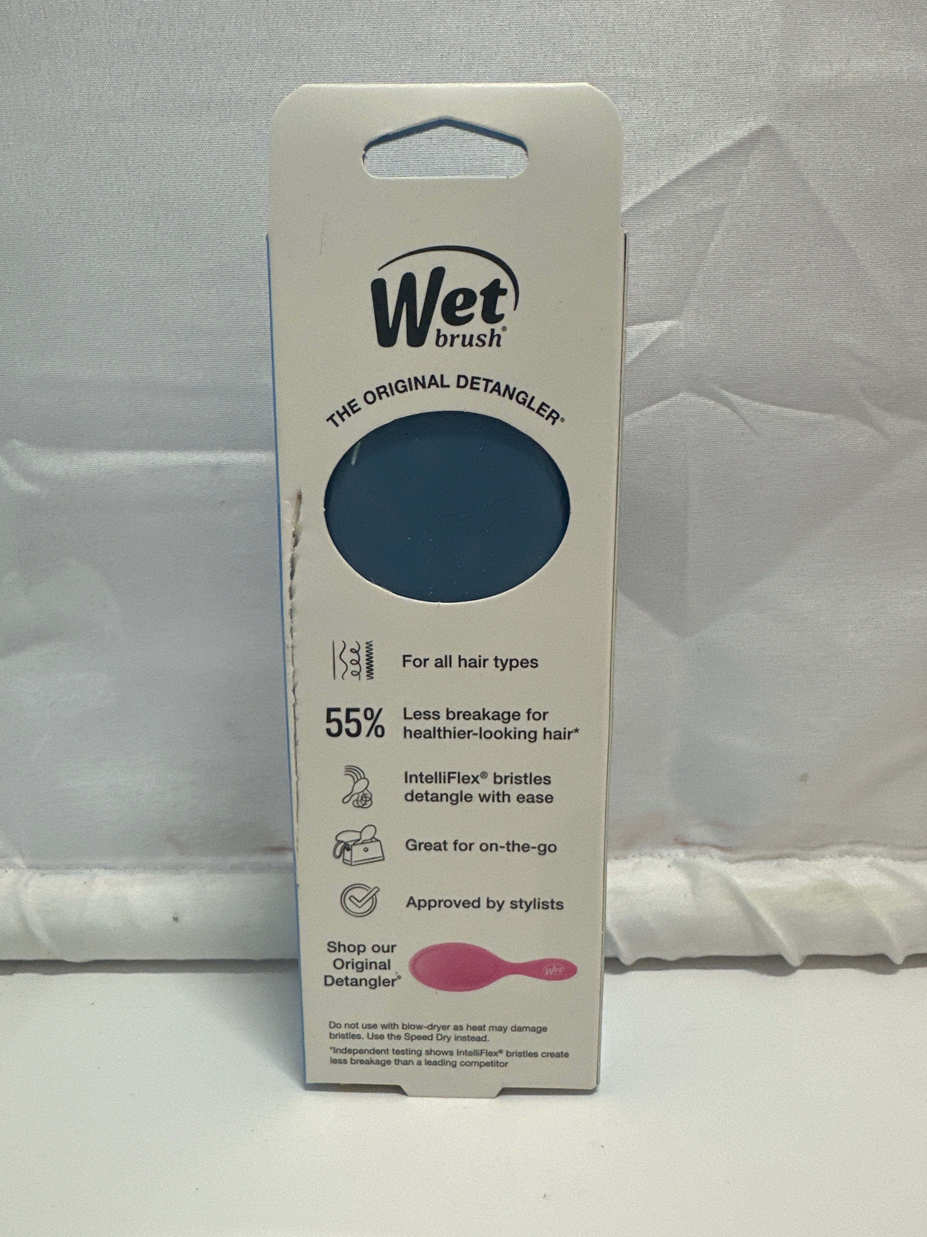 Wet Brush Mini Detangler Elemental Blue Hair Brush for Wet or Dry Hair