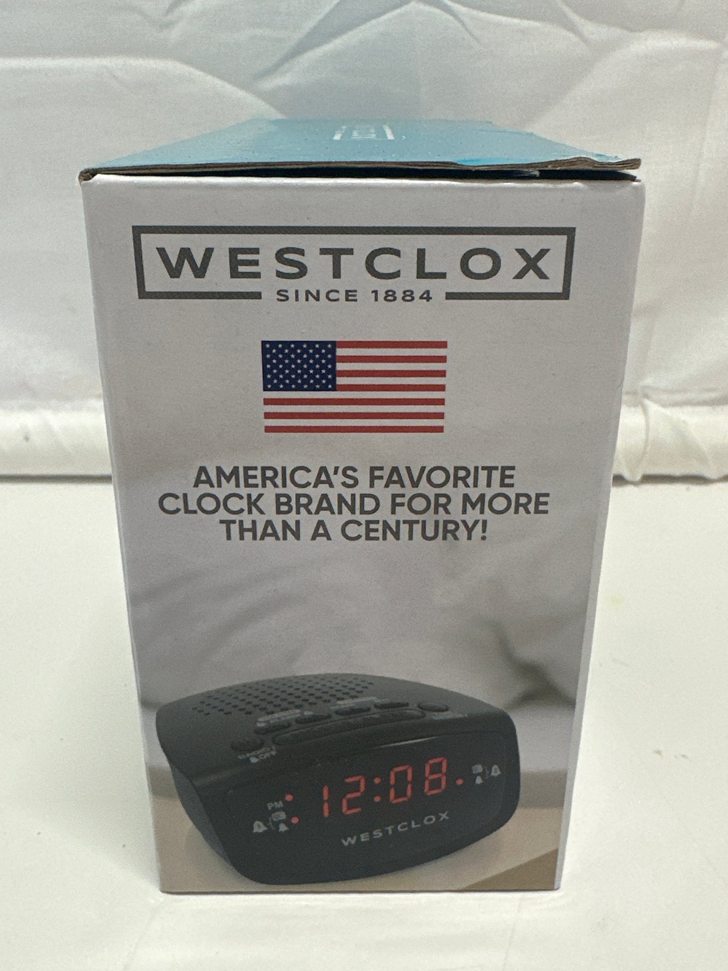 Westclox FM Clock Radio Dual Alarm Snooze Hi Lo Dimmer Model 80209T Black