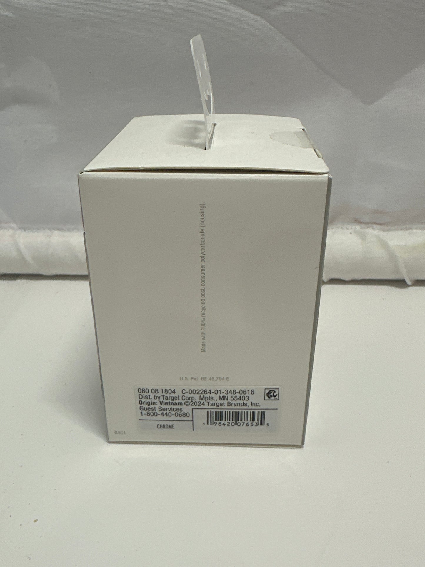 Heyday Dual USB-C Wall Charger Chrome 20W Fast Charging Block