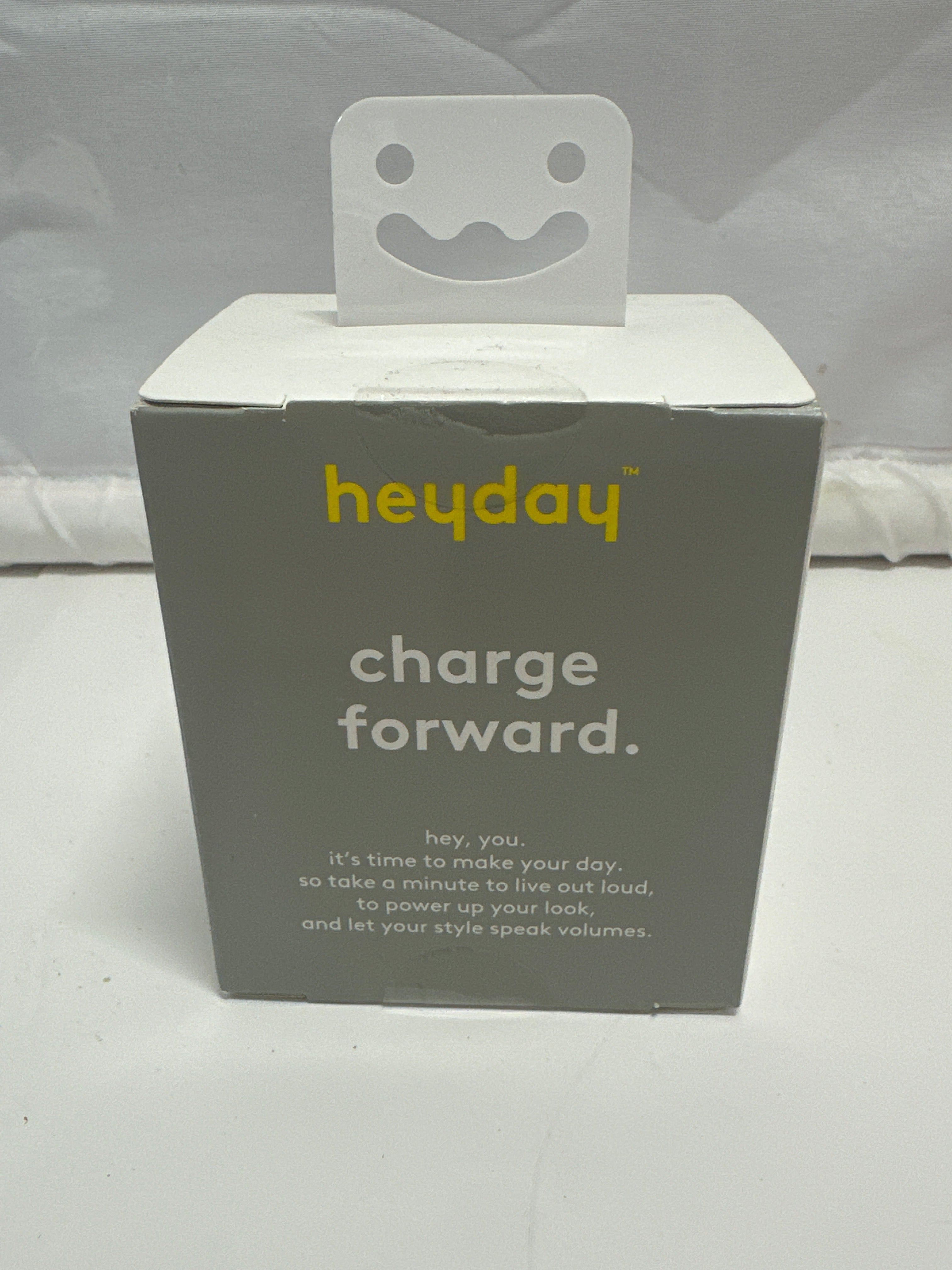 Heyday Dual USB-C Wall Charger Chrome 20W Fast Charging Block