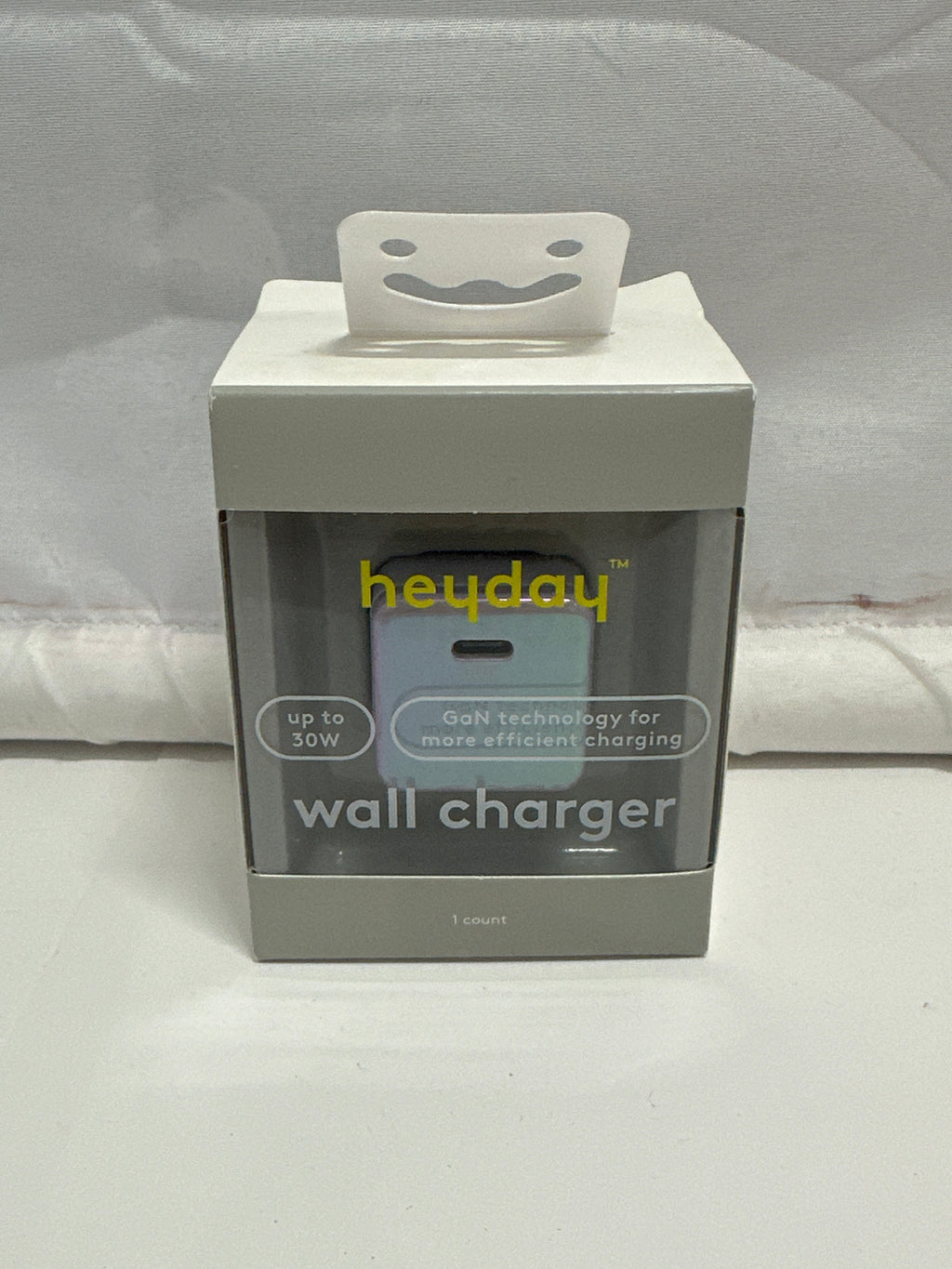 Heyday USB-C Wall Charger Soft Purple 30W GaN Fast Charger