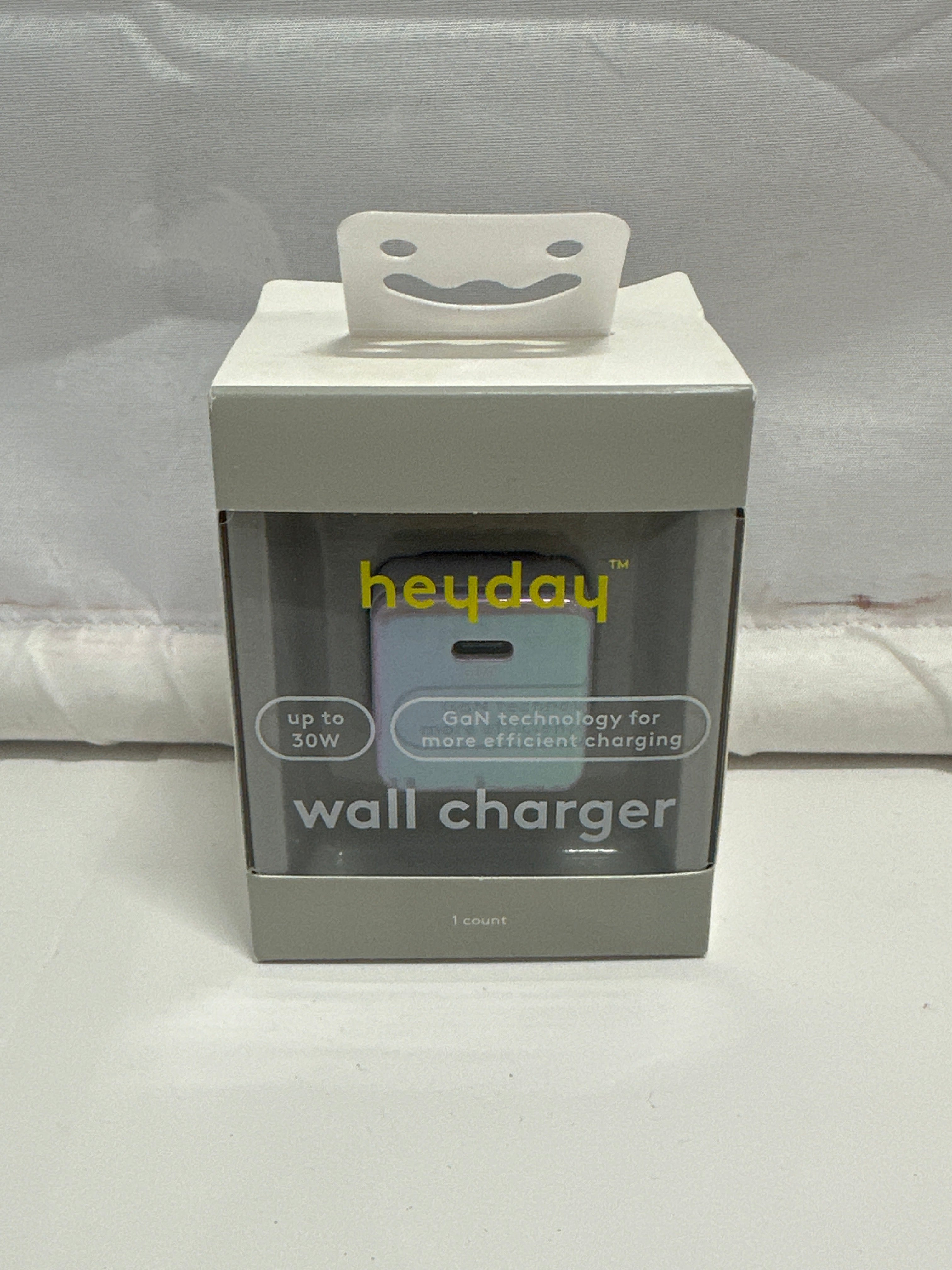 Heyday USB-C Wall Charger Soft Purple 30W GaN Fast Charger