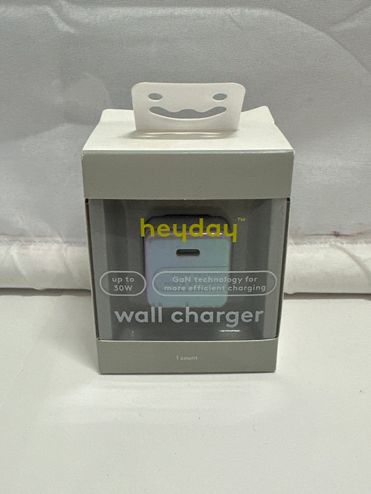 Heyday USB-C Wall Charger Soft Purple 30W GaN Fast Charger