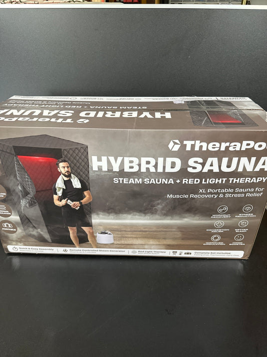 Therapod Portable Steam Sauna with Red Light Therapy