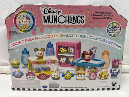 Disney Munchlings Mini Munch Display 7-Piece Set with 4 Mystery Figures Blue