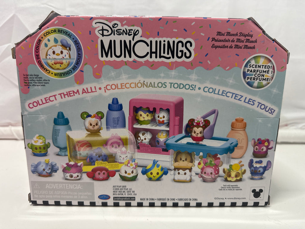 Disney Munchlings Mini Munch Display 7-Piece Set with 4 Mystery Figures Green