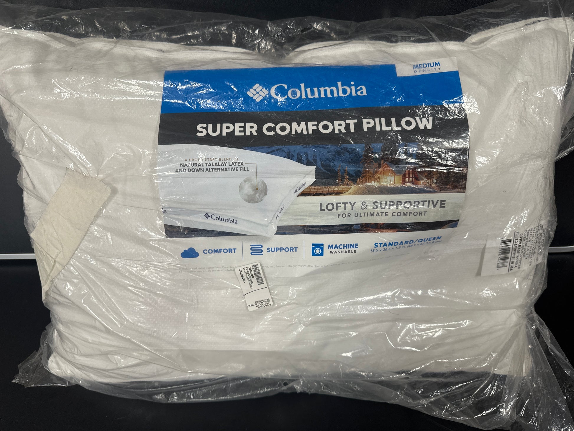 Columbia “Super Comfort” pillow