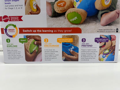 Fisher-Price Laugh & Learn Smart Stages Puppy Plush Learning Toy (6–36 Months)