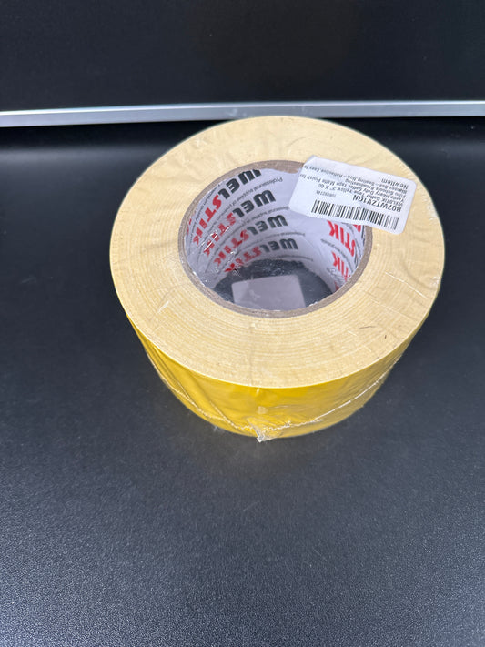 Welstik Gaffer Tape - Yellow Gaffers Tape - 3 inch x 60 Yards