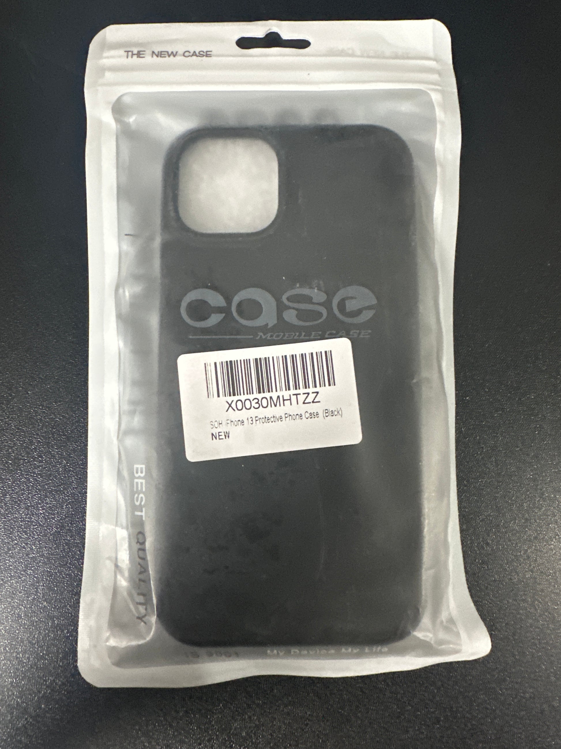 SOH iPhone 13 Phone Case with Slim Shockproof Soft Anti-Scratch Microfiber Lining, Silky Touch Soft Liquid Silicone Anti-Fingerprint Full-Body Protective Bumper Case for iPhone 13/14, 6.1 inch