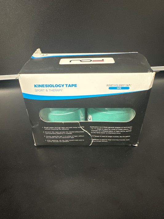 Kinesiology Tape (4 Pack) Athletic Tape 16.4ft Water Resistant Kinetic Uncut Sports Tape for Knees, Ankles, Shoulder, Pain Relief, Injury Recovery and Physio Therapy