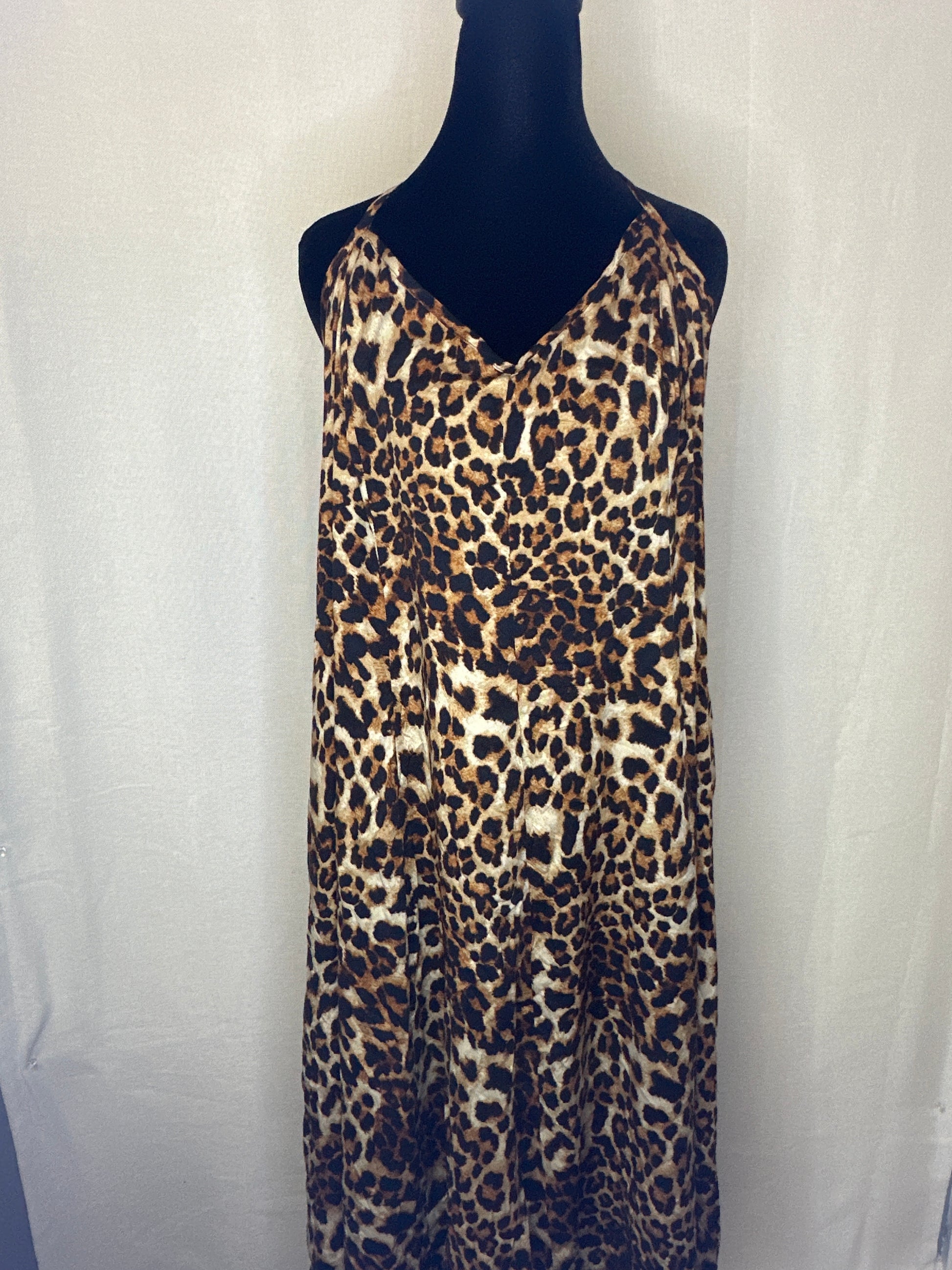 Women's Seamed Maxi A-Line Dress - Ava & Viv™ Size XXL