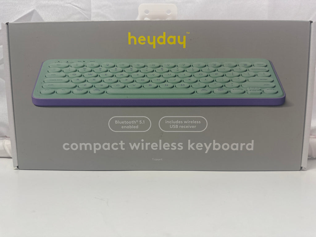 Heyday Compact Wireless Keyboard Spring Teal Bluetooth Keyboard