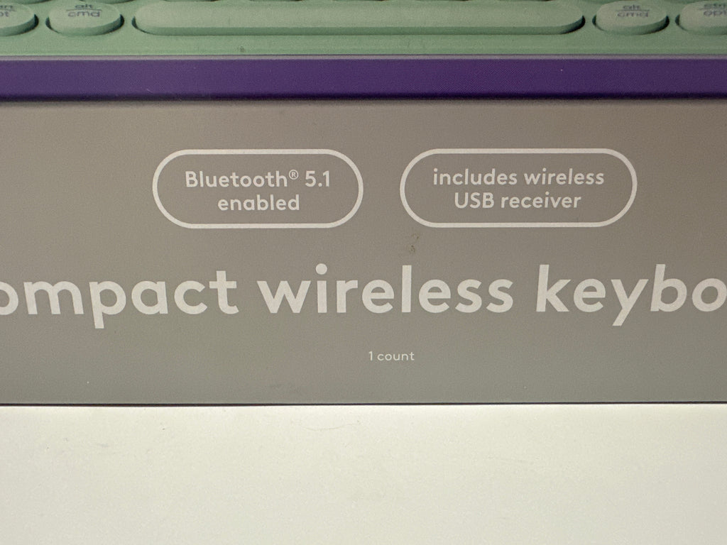 Heyday Compact Wireless Keyboard Spring Teal Bluetooth Keyboard