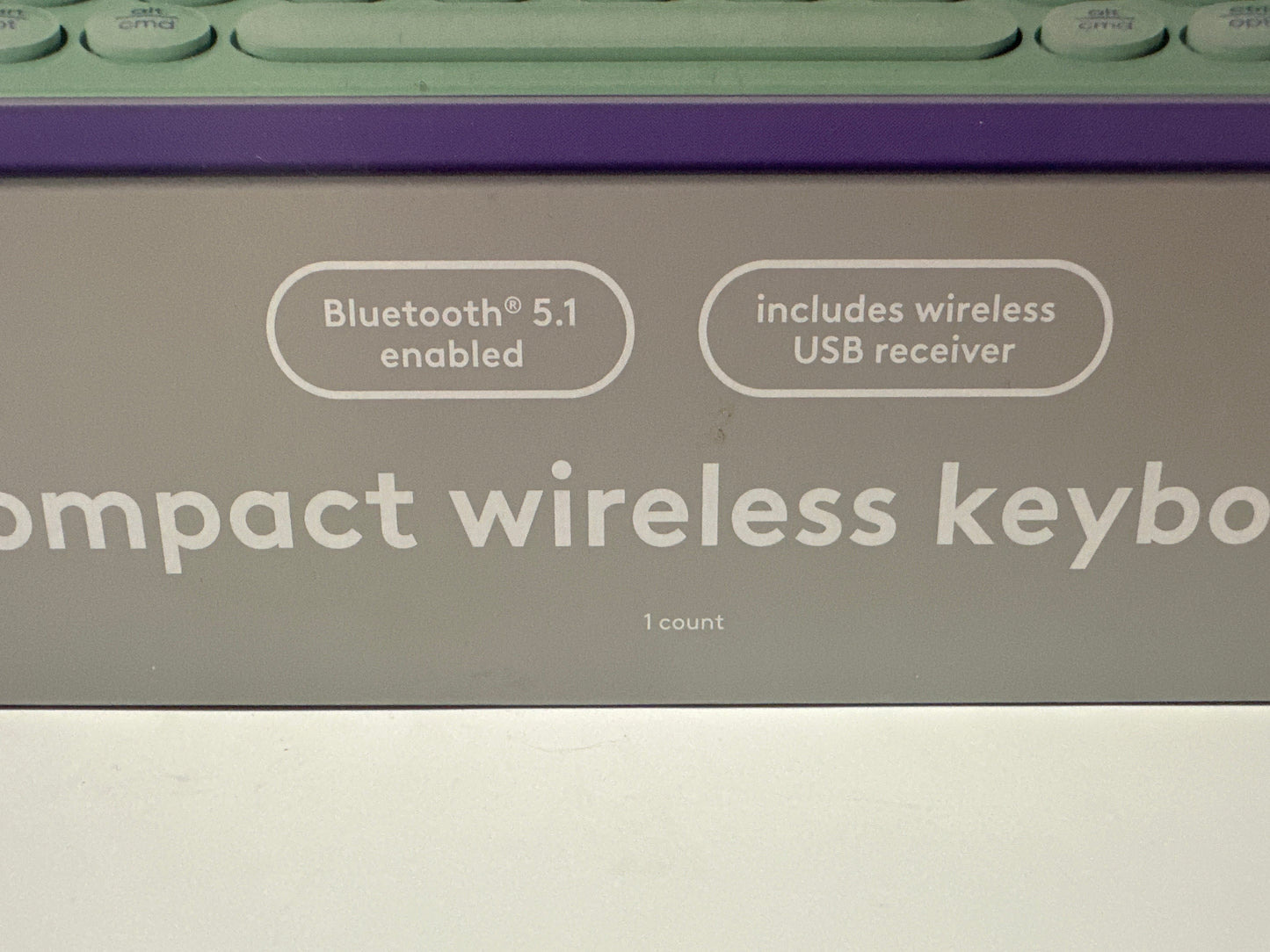 Heyday Compact Wireless Keyboard Spring Teal Bluetooth Keyboard