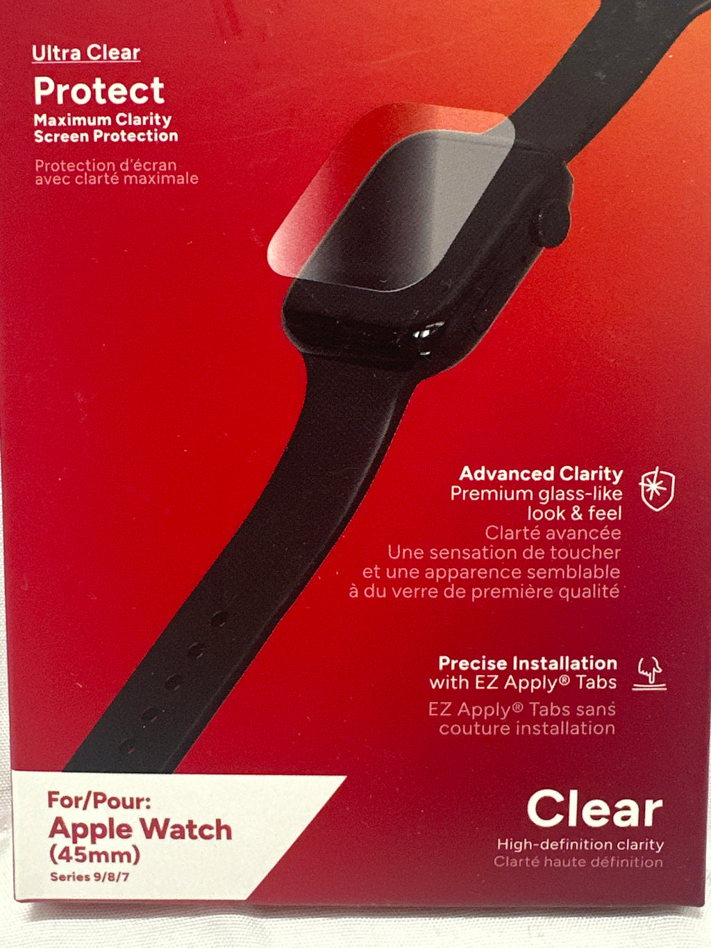 ZAGG InvisibleShield Apple Watch Screen Protector Clear Ultra