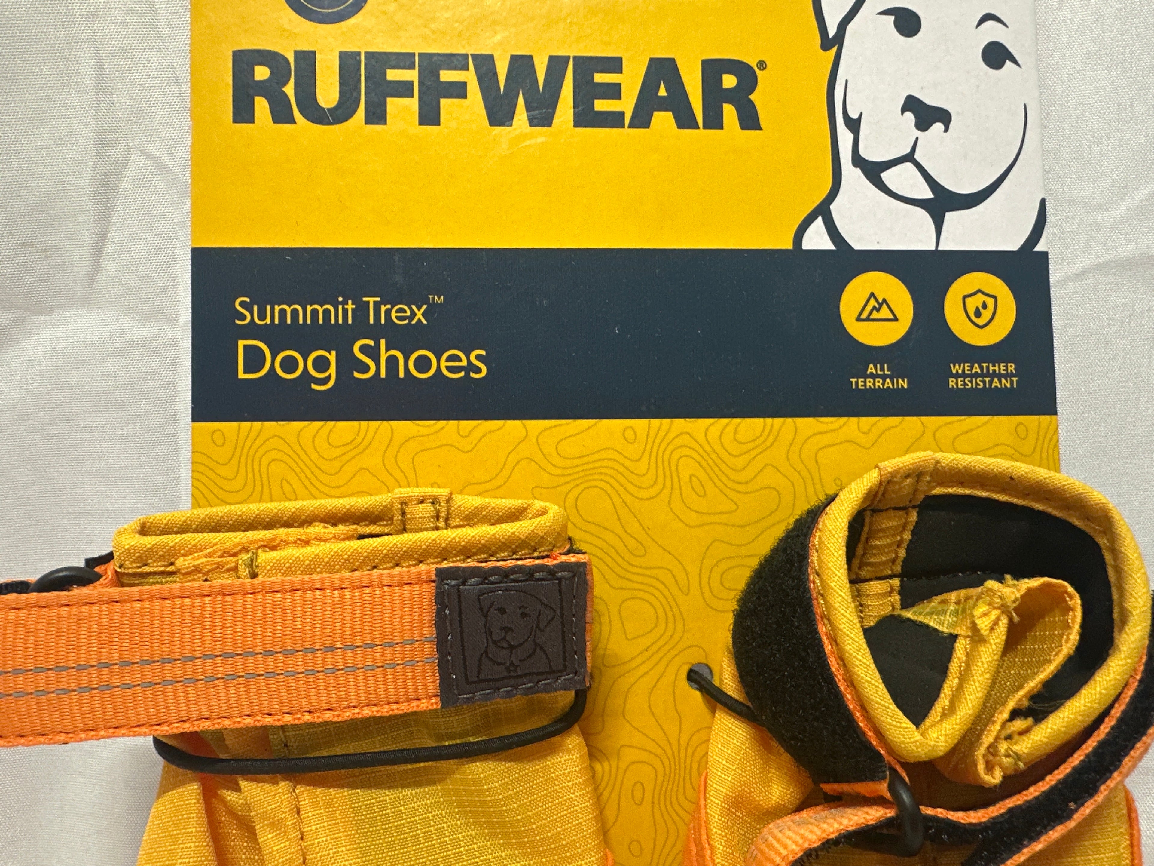 Ruffwear Dog Shoes Summit Trex Orange Yellow Pet Boots