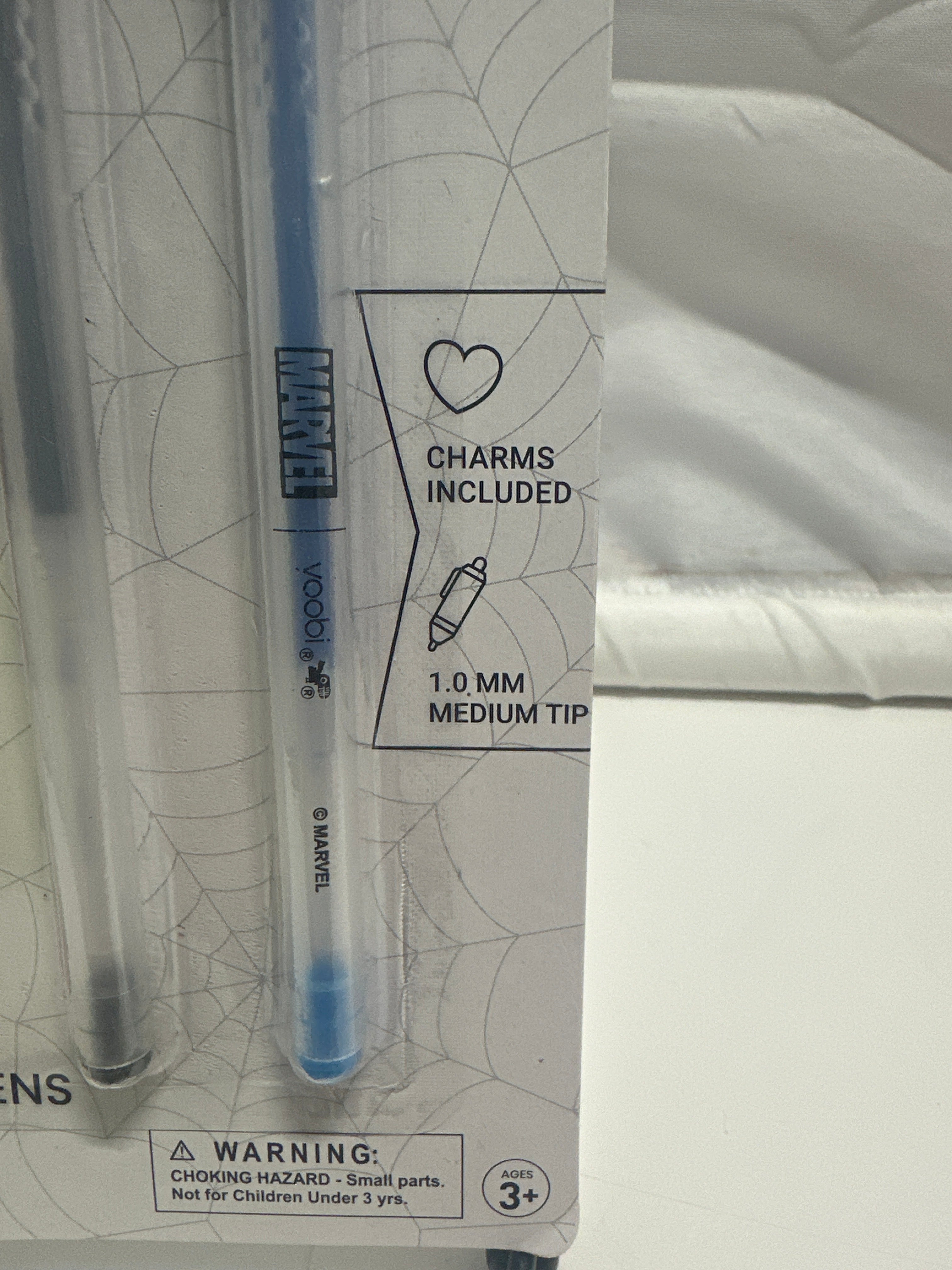 Marvel Spider-Man Yoobi Gel Pens 3 Pack Multicolor Ink Medium Tip
