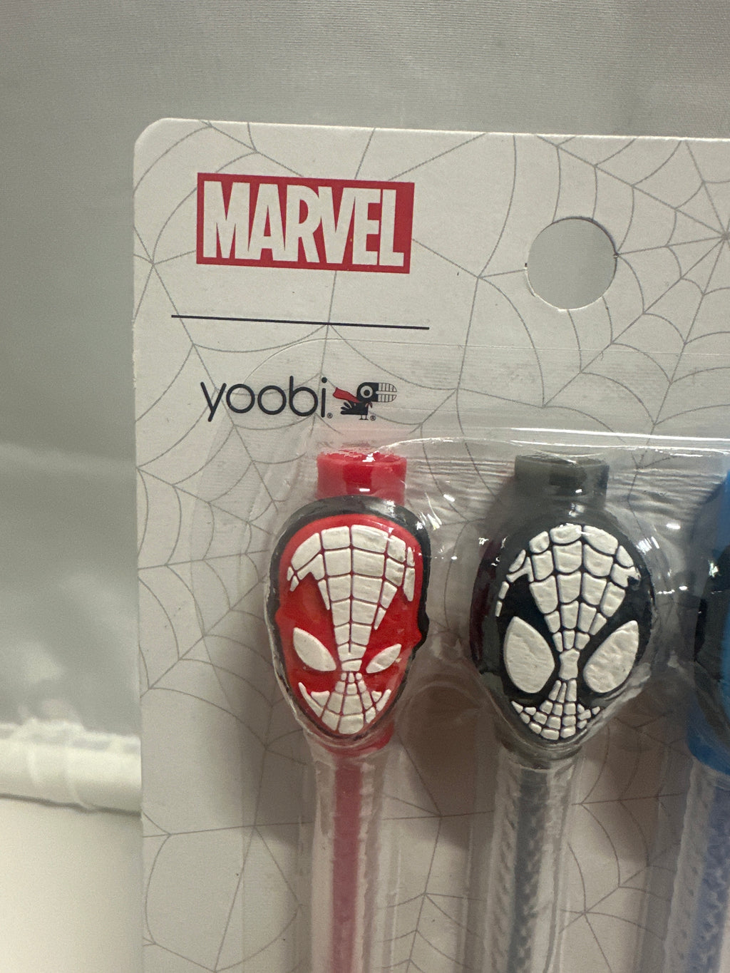 Marvel Spider-Man Yoobi Gel Pens 3 Pack Multicolor Ink Medium Tip
