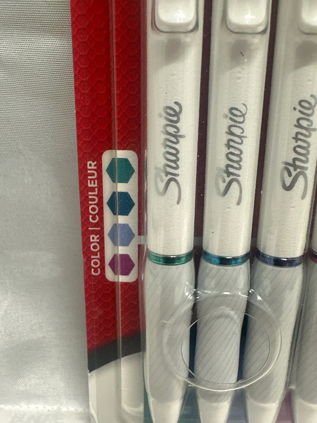 Sharpie S-Gel Pens 4 Pack 0.7mm Medium No Smear Assorted Colors