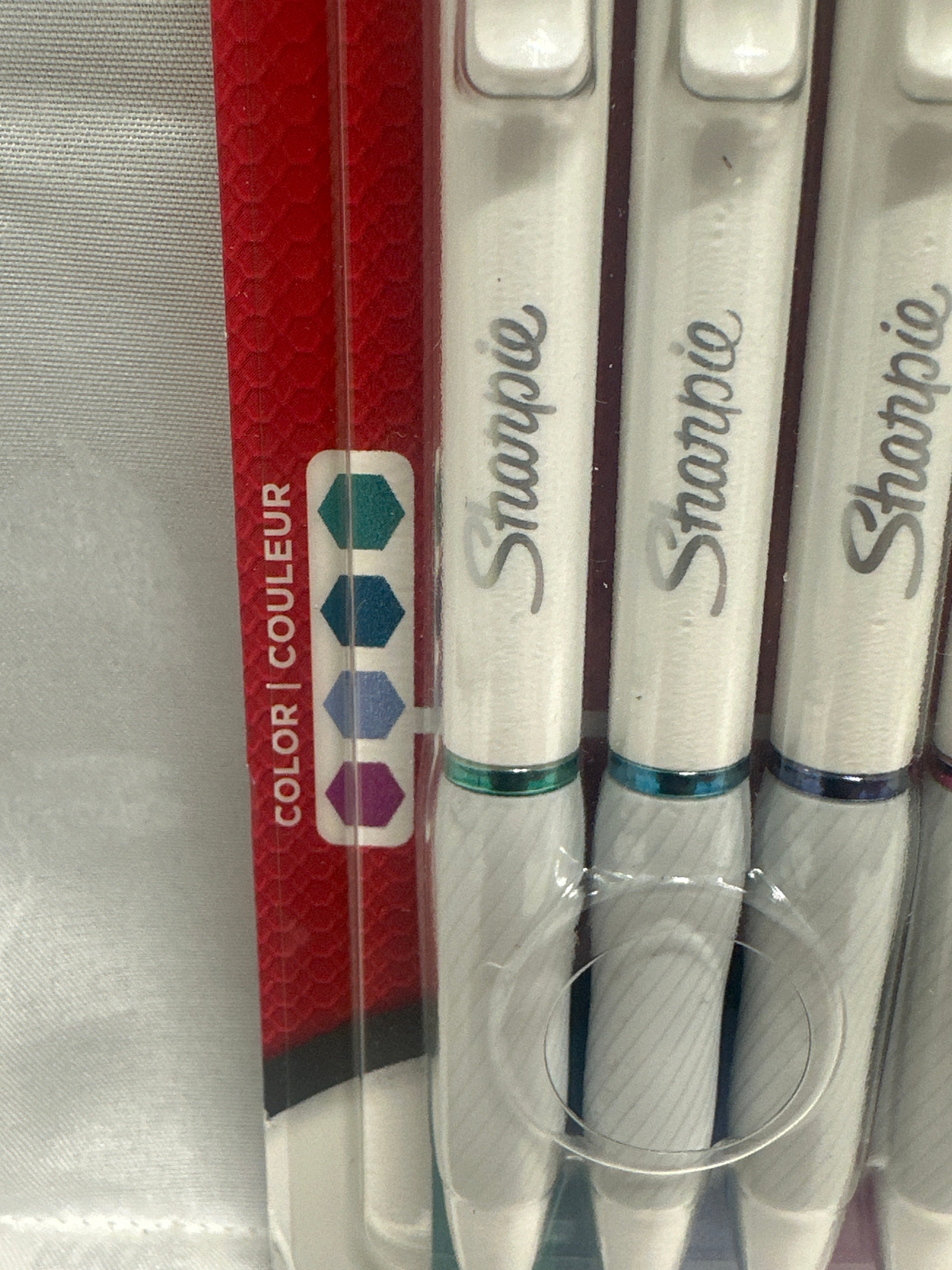Sharpie S-Gel Pens 4 Pack 0.7mm Medium No Smear Assorted Colors