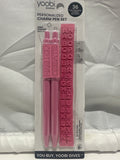 Yoobi Charm Pen Set 36 Letters Customizable Magic Create Black Ink Pink