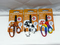 Fiskars Kids Scissors 3 Pack Basketball Soccer Rainbow Designs