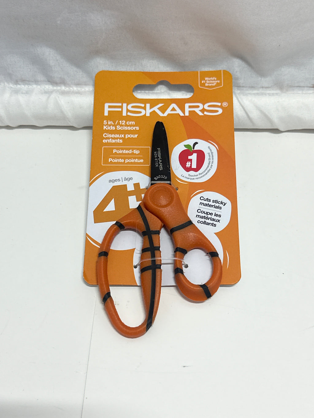 Fiskars Kids Scissors 3 Pack Basketball Soccer Rainbow Designs
