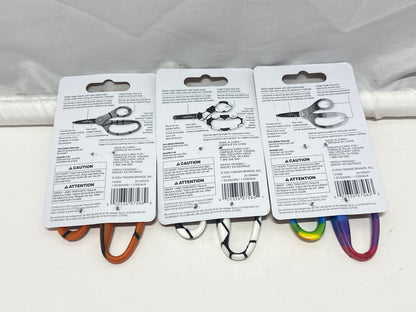 Fiskars Kids Scissors 3 Pack Basketball Soccer Rainbow Designs