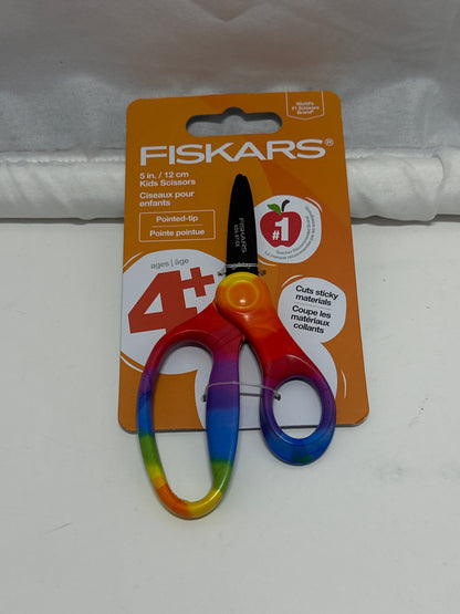Fiskars Kids Scissors 3 Pack Rainbow Gradient Colorful Designs