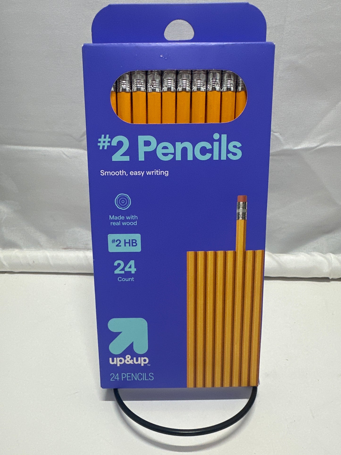 up&up #2 HB Pencils 24 Count Yellow Wood School Writing Pack