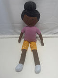 Pillowfort Purple Pillow Pal Doll 20in Plush Decorative Soft Doll