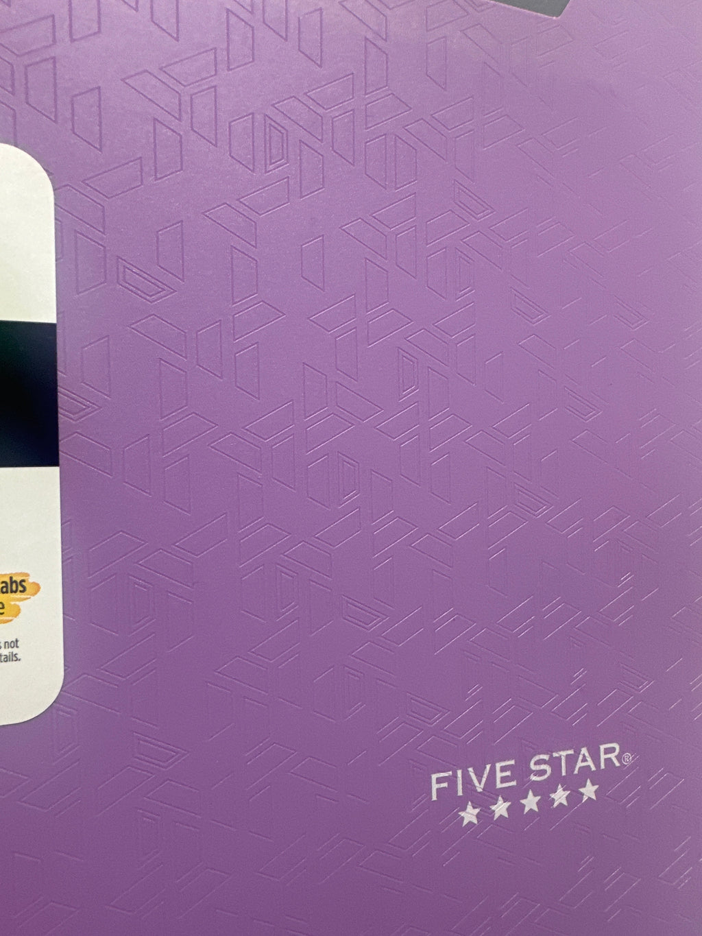 Mead Five Star 2 Pocket Poly Folders 4 Pack Purple Durable 3 Hole Punch School