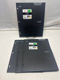 Mead Five Star 2 Pocket Poly Folders 4 Pack Black Durable 3 Hole Punch School