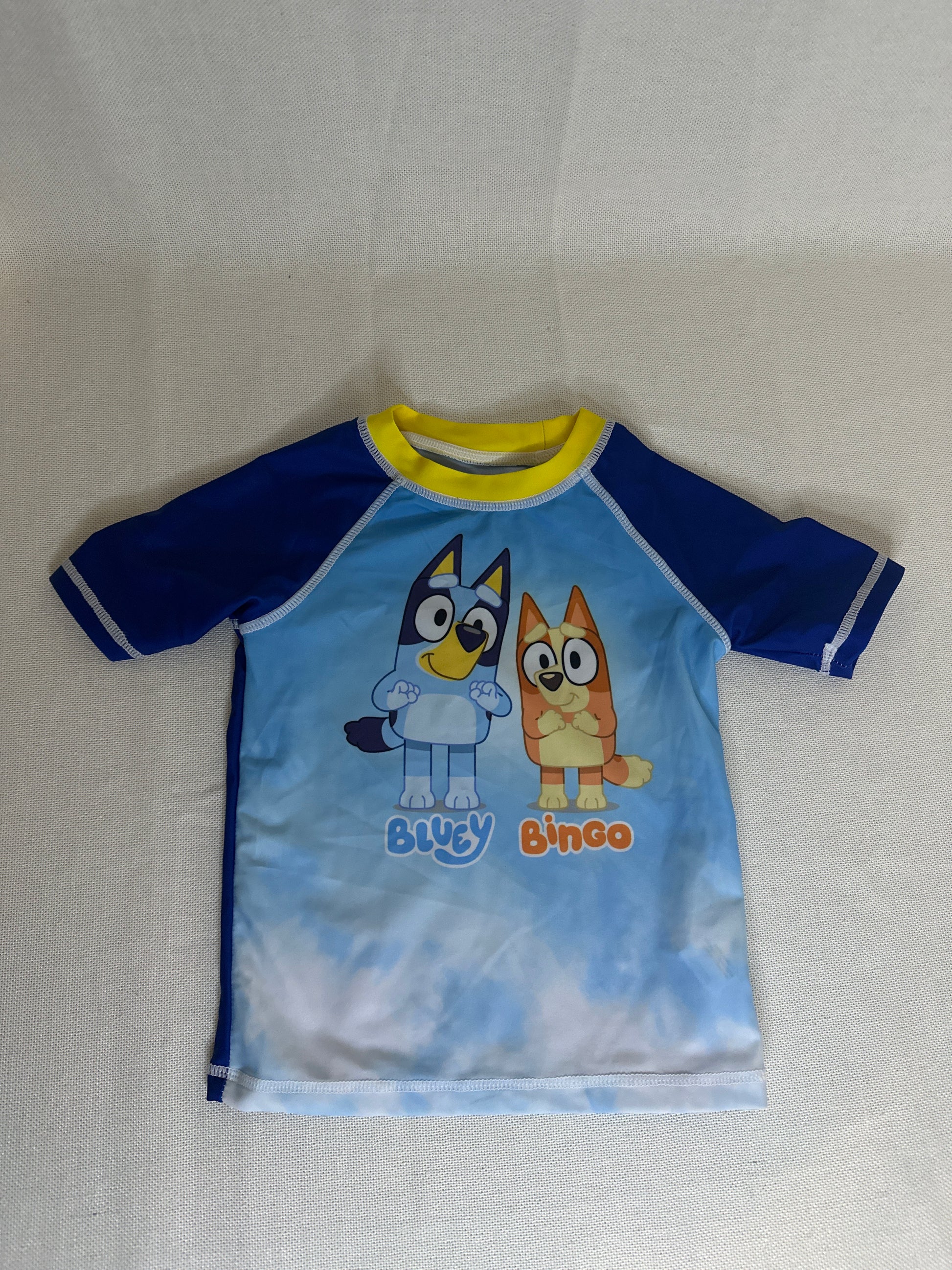 Bluey UPF 50+ Pullover Rash Guard (Size 2T)