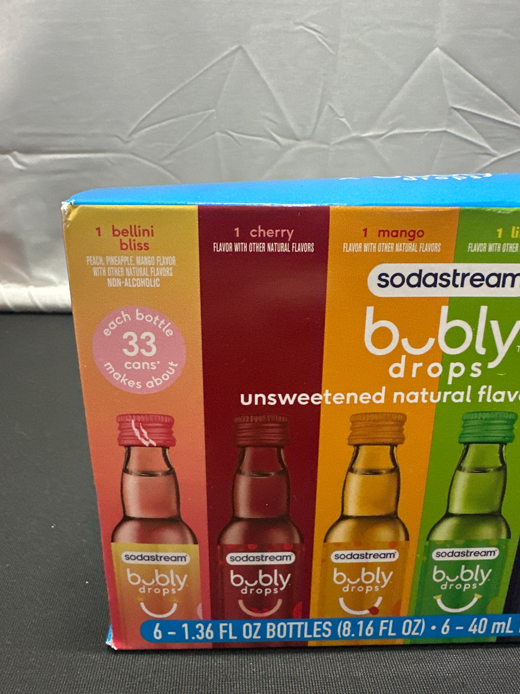 SodaStream bubly drops Original Variety Pack 6 x 40 mL