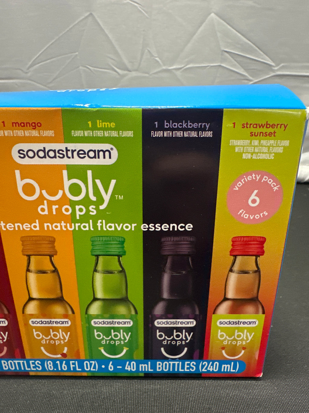 SodaStream bubly drops Original Variety Pack 6 x 40 mL
