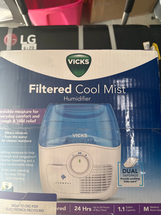 Vicks Filtered Cool Moisture Humidifier - White
