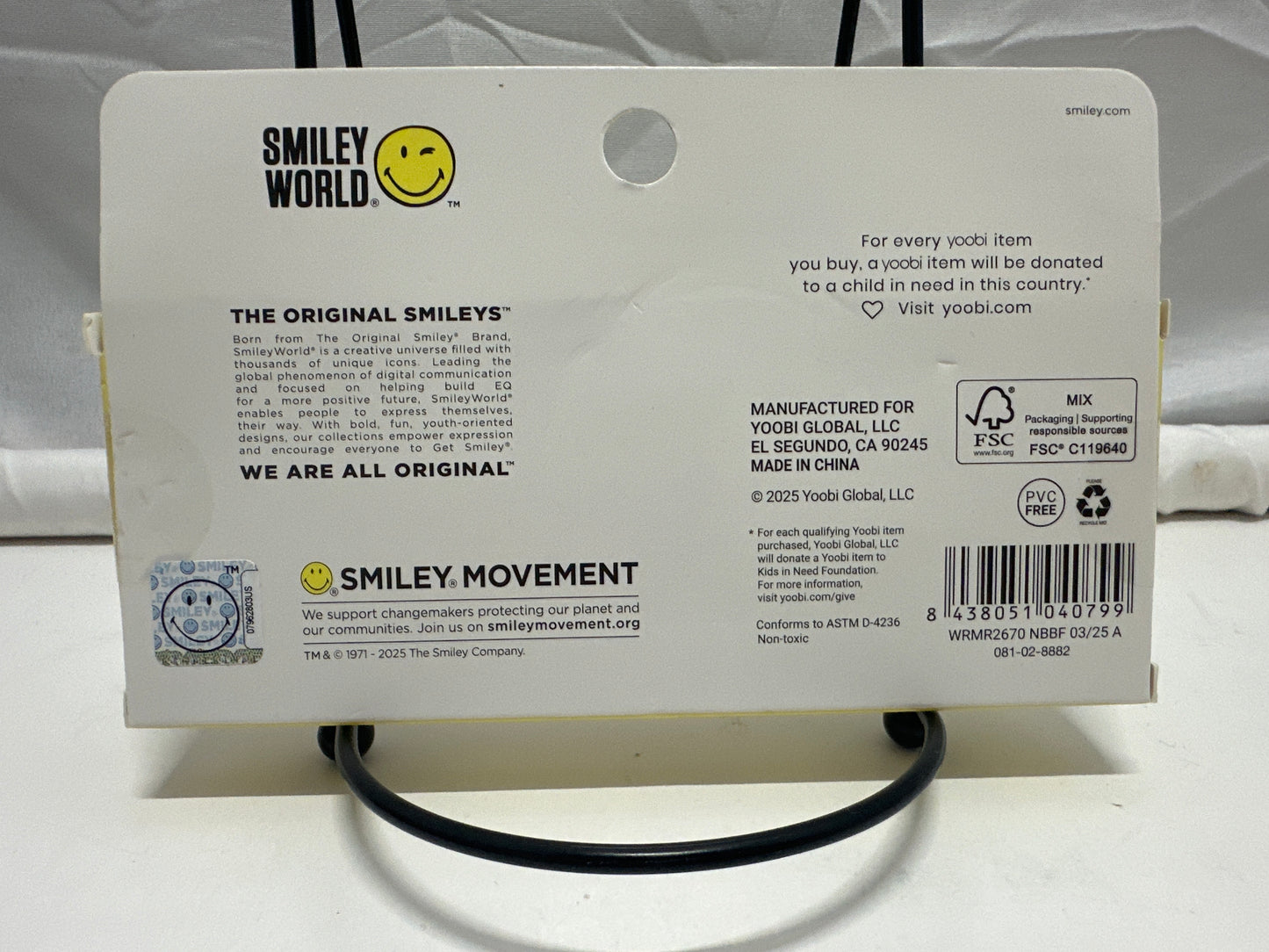 Yoobi SmileyWorld Dry Erase Markers 4 Pack Multicolor Streak Free Whiteboard Markers
