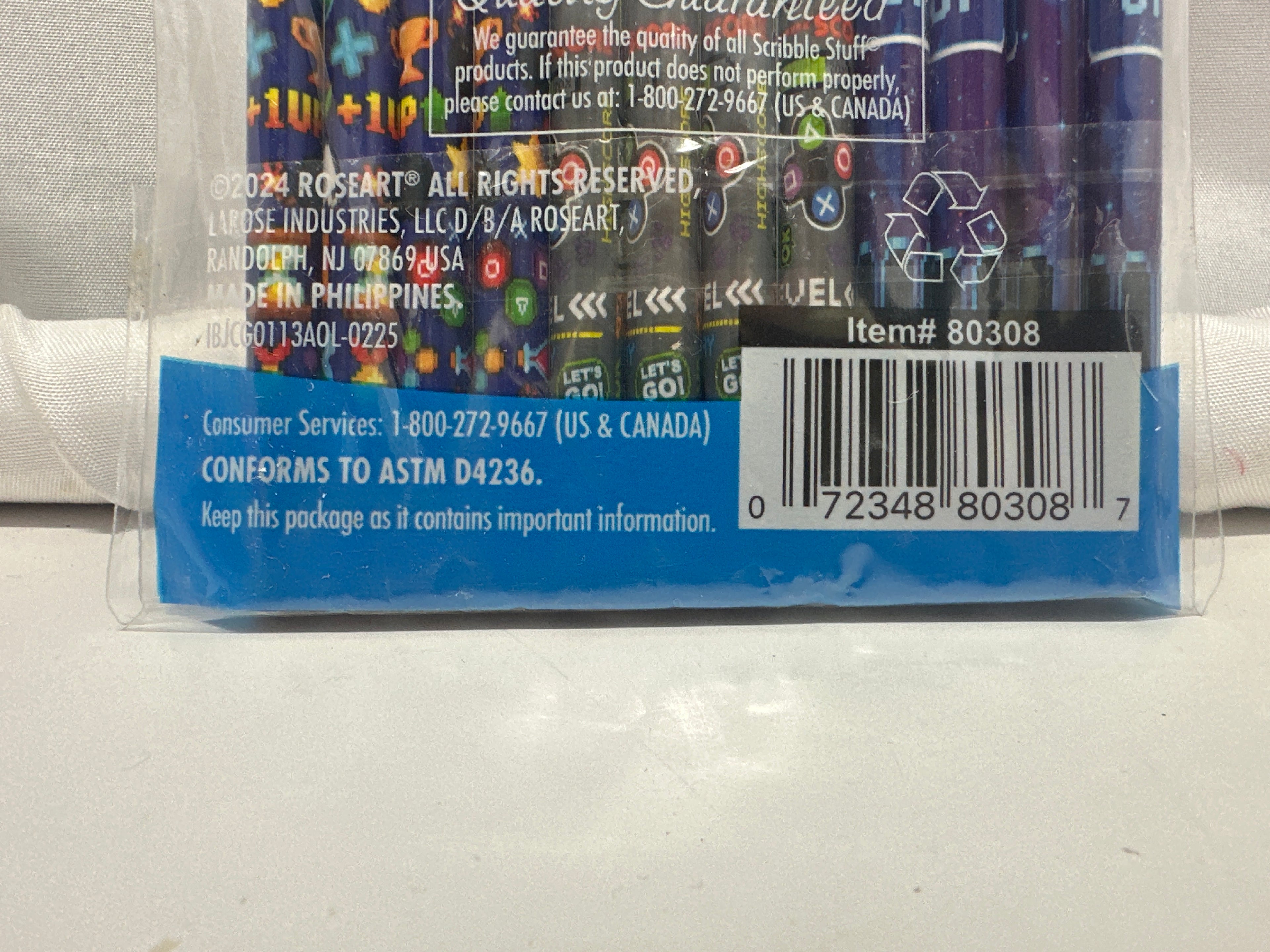 Scribble Stuff Pro Gamer #2 HB Pencils 12 Pack Video Game Theme