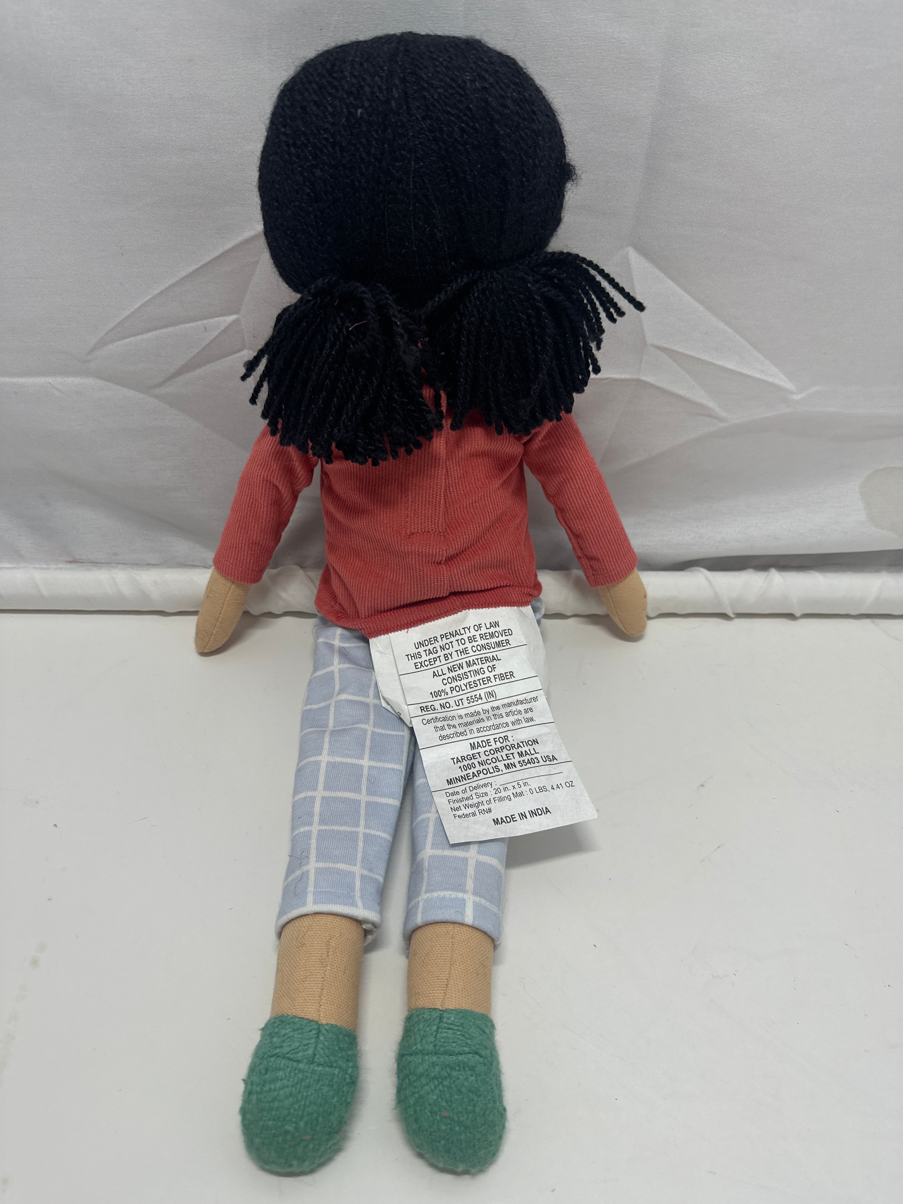 Pillowfort Pink Pillow Pal Doll 20in Plush Decorative Soft Doll